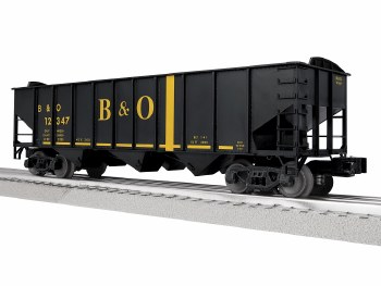 B&O 3-BAY HOPPER W/PEAKED ENDS