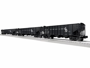 C&O 3-BAY HOPPER W/PEAKED ENDS