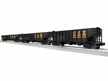 CSX 3-BAY HOPPER W/PEAKED ENDS