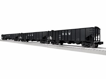 NORFOLK & WESTERN 3-BAY HOPPER