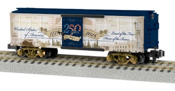 America 250th S Gauge Boxcar