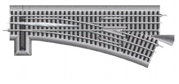 FasTrack O72 Turnout - Right