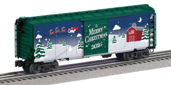 2026 O-Scale Christmas Boxcar