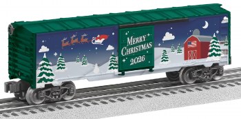 2026 O-Gauge Christmas Boxcar