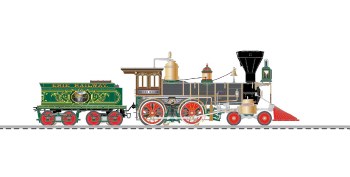 Erie Brass Hybrid LEGACY 4-4-0