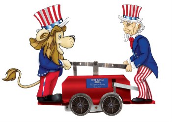 Lenny and Uncle Sam Wind-up Ha