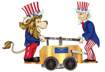 Lenny and Uncle Sam Wind-up Ha