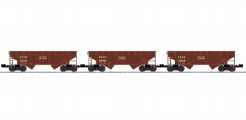 Frisco 2 Bay AAR Hopper - blac