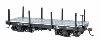 ON30 18' FREIGHT CAR BLACK 2PK