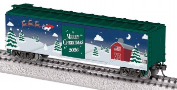 2026 HO Christmas Boxcar