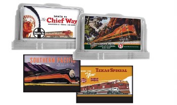Railroad Billboard W ATSF SP