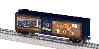 Massachusetts 250th HO boxcar