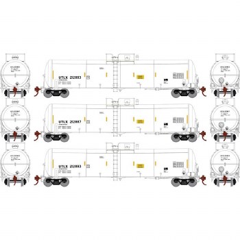 UTC 30K GAL TANK CAR - 3 PACK