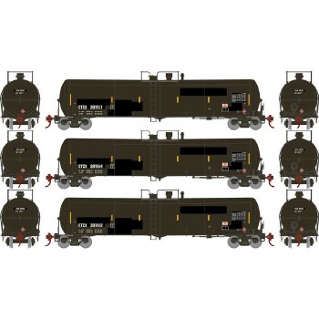 CTCX 30K GAL TANK CAR - 3 PACK