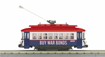 BUY WAR BONDS BUMP&GO TROLLEY