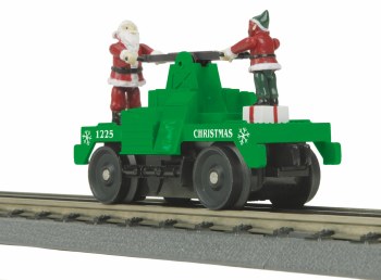 CHRISTMAS GREEN OPER. HAND CAR