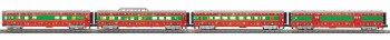 CHRISTMAS 4 CAR PASS. SET