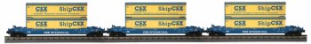 CSX HUSKY STACK 3 CAR SET