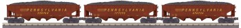 PRR 3 CAR 4 BAY HOPPER SET