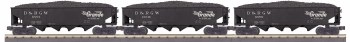 D&RG 3 CAR 4 BAY HOPPER SET