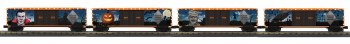 HALLOWEEN 50' 4 CAR BOXCAR SET
