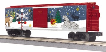 NORTH POLE BOX CAR W/LEDs