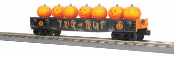 HALLOWEEN GONDOLA BLACK W/LGH