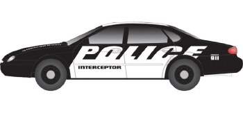 HO 1996 FORD TAURUS POLICE INT