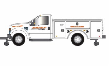 HO FORD F-350 [HI-RAILER] BNSF