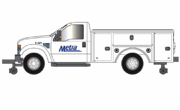 HO FORD F-350 [HI-RAILER] METR