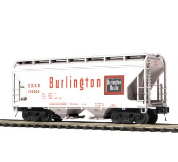 CB&Q 2-BAY CVRD HOPPER #183925