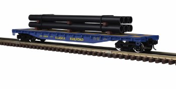 Alaska Flatcar w Pipe