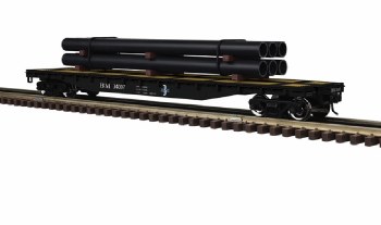 Boston & Maine Flatcar w Pipe