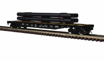 Central RaialwayFlatcar w Pipe