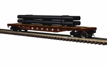 Monon Flatcar w Pipe