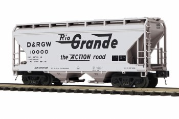 D&RGW 2-Bay Centerflow Hopper
