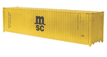 O 40' HIGH CUBE CONTAINER MSC