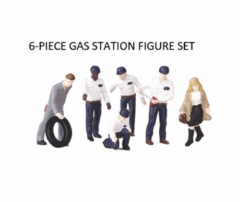O PREMIER 6PC SET OF GAS STATI