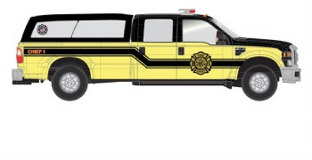 FORD F-350 TRUCK FIRE CHIEF