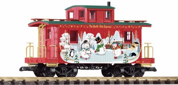 Christmas Wood Caboose