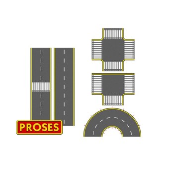 HO UV PRINTED PVC ASPHALT ROAD