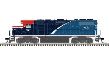 N MASTER GP38-2 SILVER AMTRAK