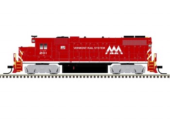 N MASTER GP38-2 SILVER VERMONT