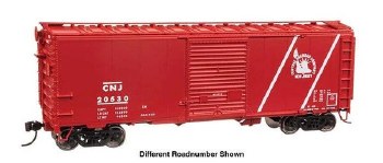 CNJ 40' WELDED BOXCAR #20842