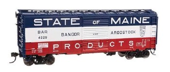 BAR 40' WELDED BOXCAR #4029
