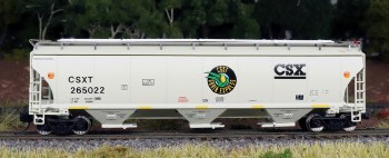 CSX 3-BAY HOPPER #265086