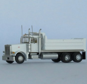 PETERBILT DUMP TRUCK - WHITE