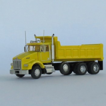 KENWORTH DUMP TRUCK - YELLOW