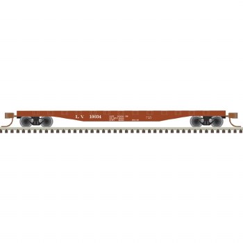 LV FLATCAR W/STAKES #10048