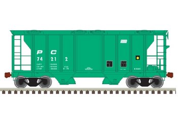 N PC 2-BAY CVRD HOPPER #74212